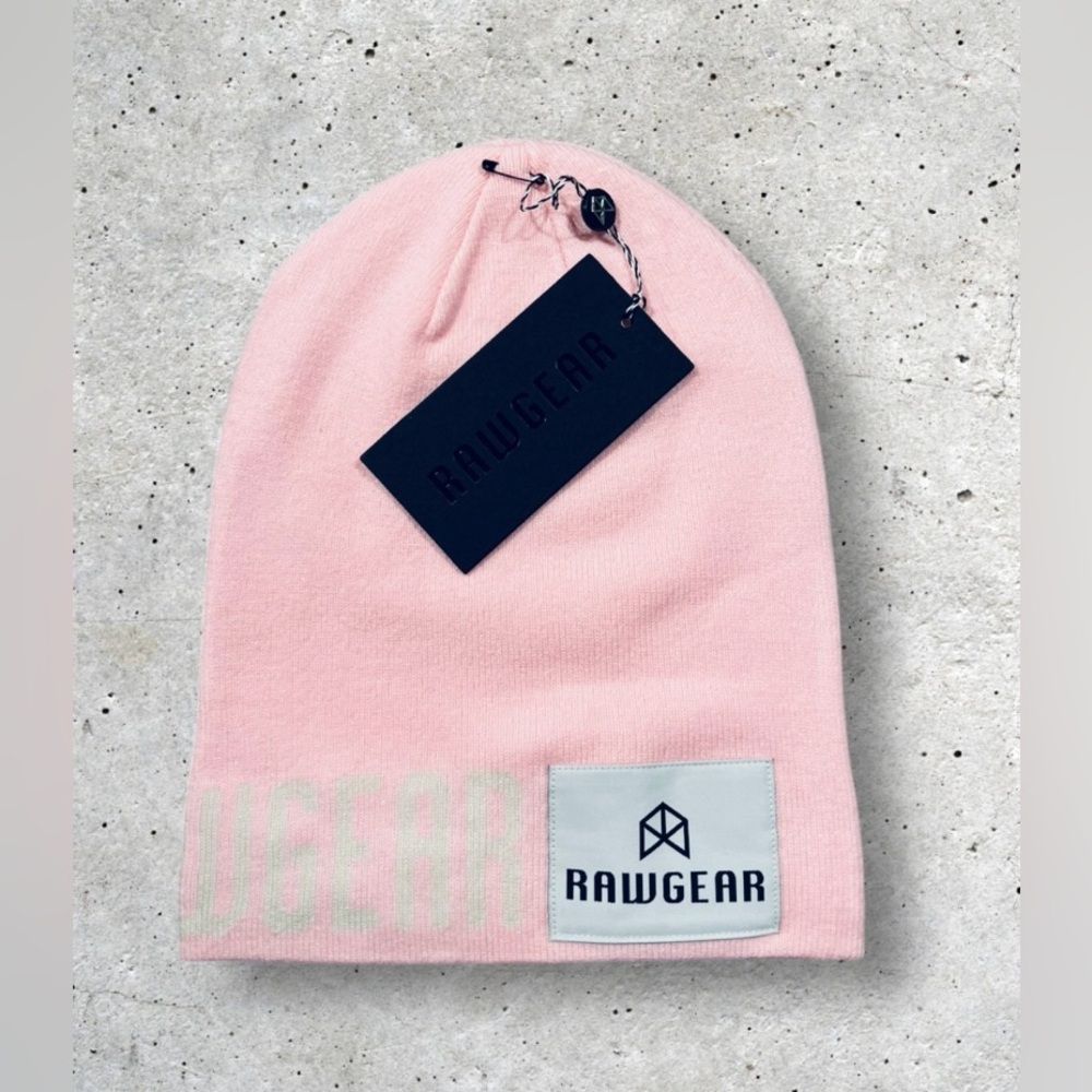NWT RawGear Logo Patch Slouchy Beanie